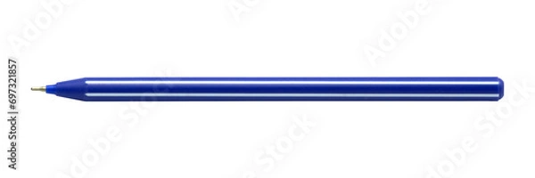 Obraz Purple pen plastic isolated on white background.