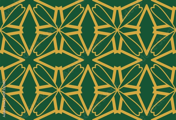 Fototapeta Modern style fabric design textile swatch all over print block.
