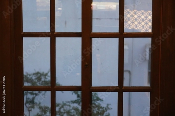 Fototapeta ヨーロッパ風のモダンな窓