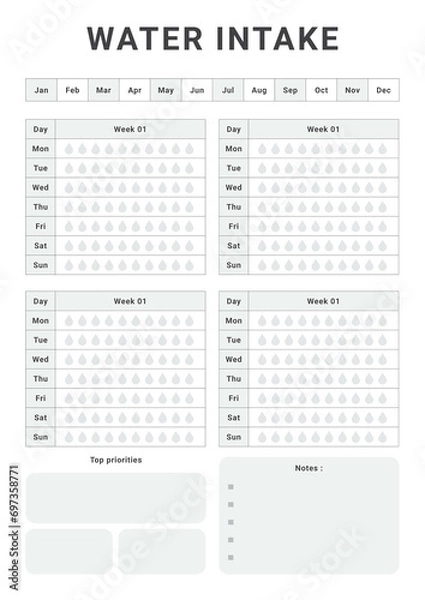 Fototapeta Water Intake