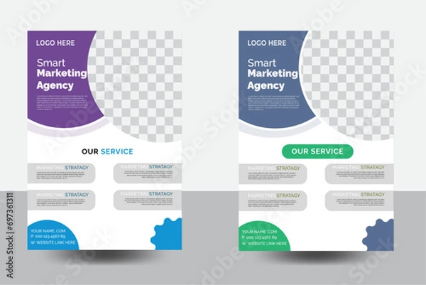 Fototapeta advertise, business, modern, Creative, agency, clean, simple, corporate, corporative, multipurpose.rgb, customize, editable, paper, margin, bleed, pattern, template, element, web