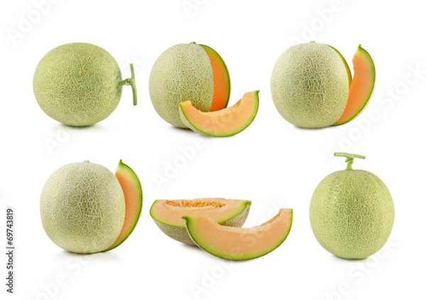 Obraz melon  on white background