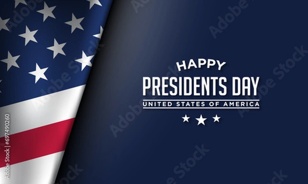 Obraz Presidents Day Background Design.