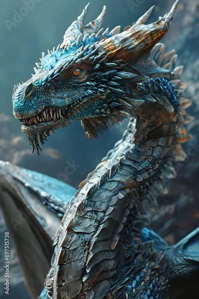 Obraz head of dragon