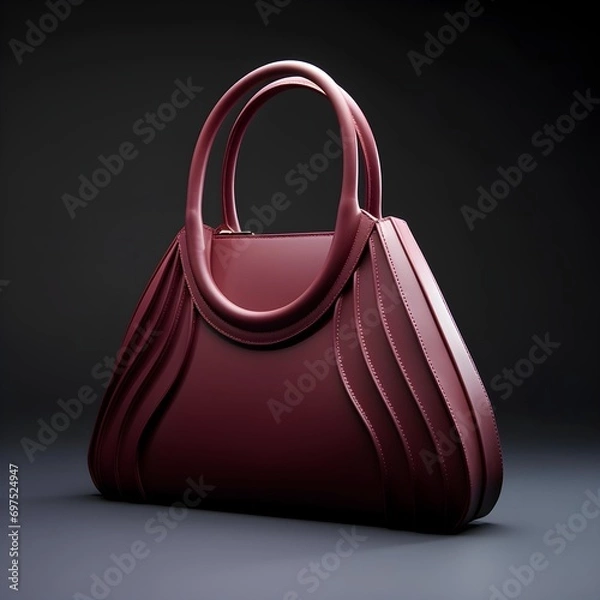 Fototapeta Beautiful red bag 