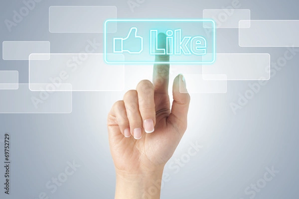 Fototapeta Touch screen concept
