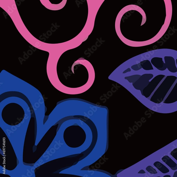 Fototapeta 
Watercolors and various flowers, cacti, roses, peonies, butterflies, are beautiful