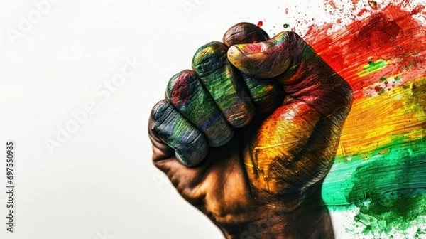 Fototapeta A black history month background image