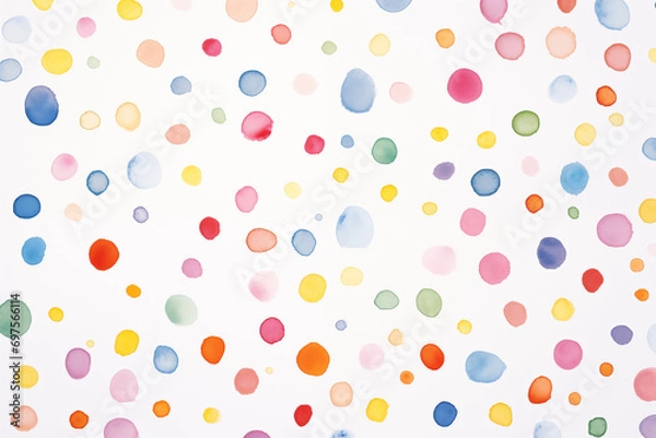 Fototapeta seamless pattern with colorful circles