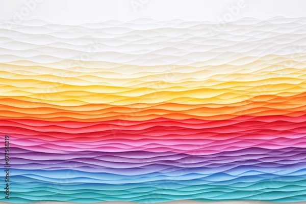 Fototapeta abstract colorful waves