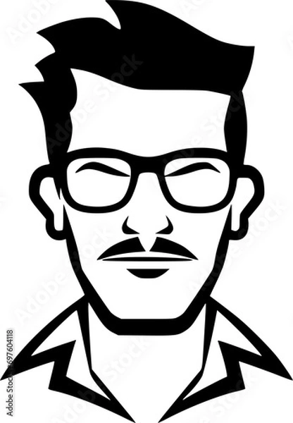 Obraz Teacher - High Quality Vector Logo - Vector illustration ideal for T-shirt graphic