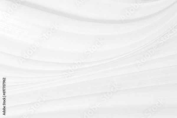 Fototapeta soft light and shadow fabric abstract smooth curve shape decorative modern fashion white and gray background