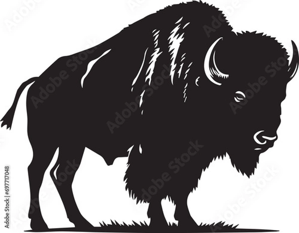Fototapeta Bison Vector EPS