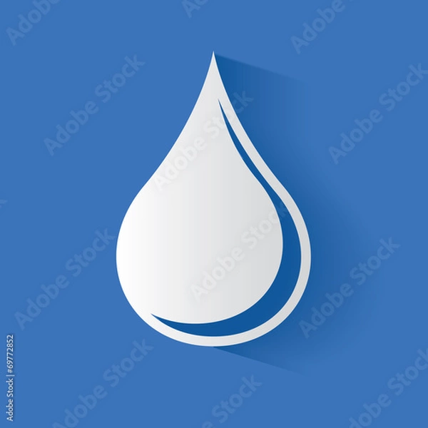 Fototapeta Water symbol,vector