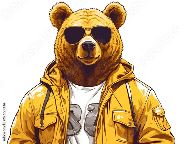Obraz Trendsetting Urban Bear