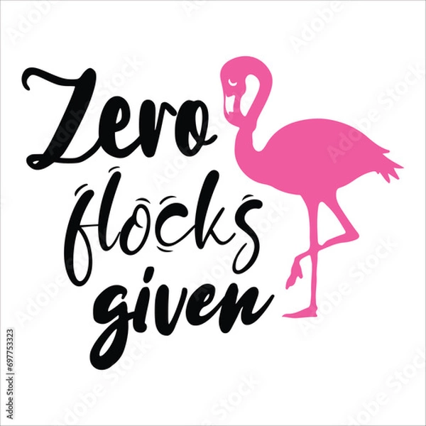 Obraz Stylish , fashionable  and awesome Flamingo art and illustrator
