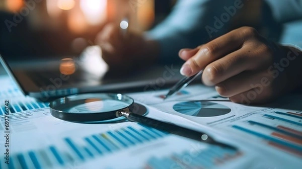 Fototapeta Business Audit and Efficiency Evaluation