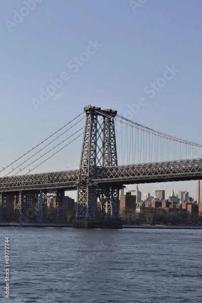 Fototapeta Bridge over the east river