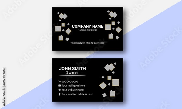 Obraz business card template.