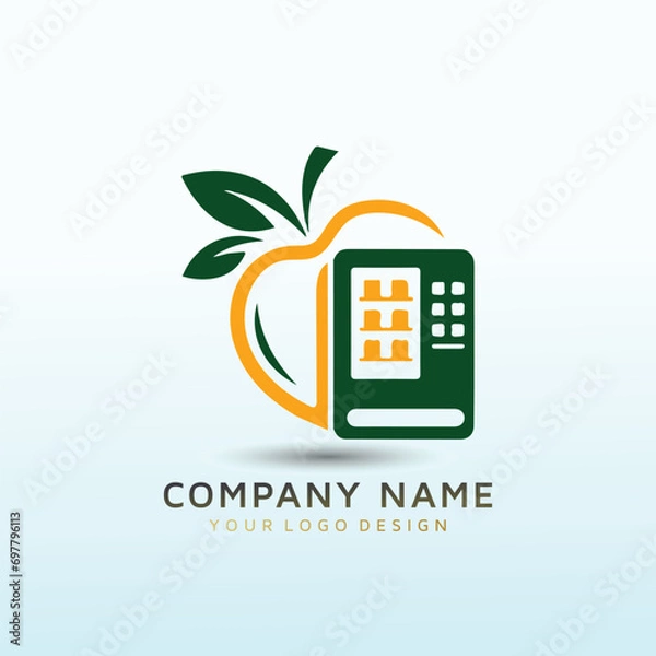 Fototapeta Healthier Vending Biz with Progressive Options and Attitude logo