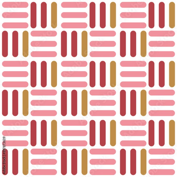 Fototapeta seamless pattern with hearts