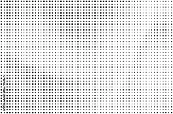 Fototapeta Abstract halftone dotted background. Futuristic grunge pattern, dot, circles. Vector modern optical pop art texture for posters, business cards, cover, labels mock-up, stickers layout etc.