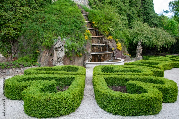 Obraz ogrody zamkowe