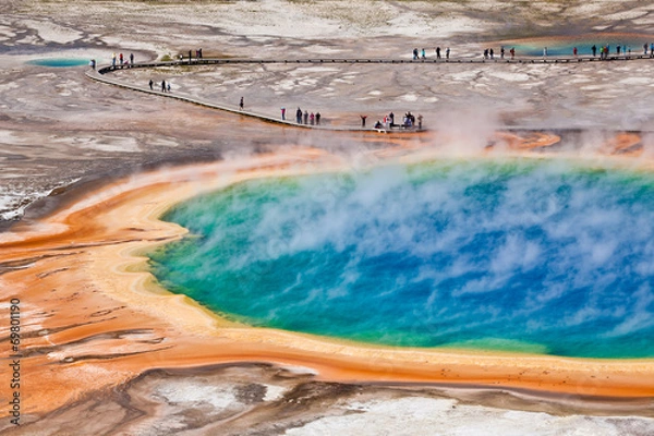 Obraz USA - Yellowstone NP, prismatic pool