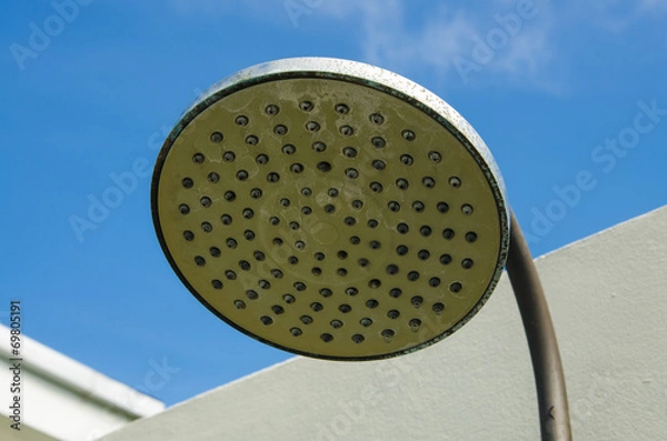 Fototapeta Close-up of shower head no Water