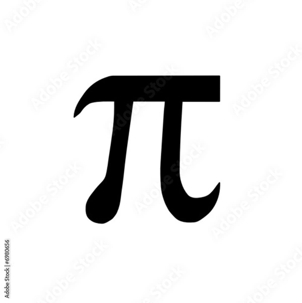 Fototapeta Pi nombre grec 001