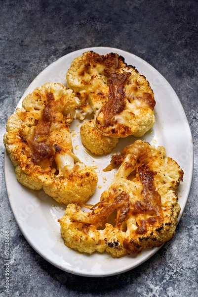 Obraz baked cauliflower  steak