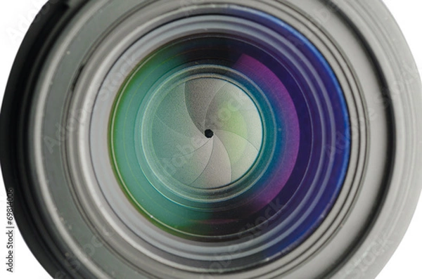 Obraz lente con diaframma chiuso