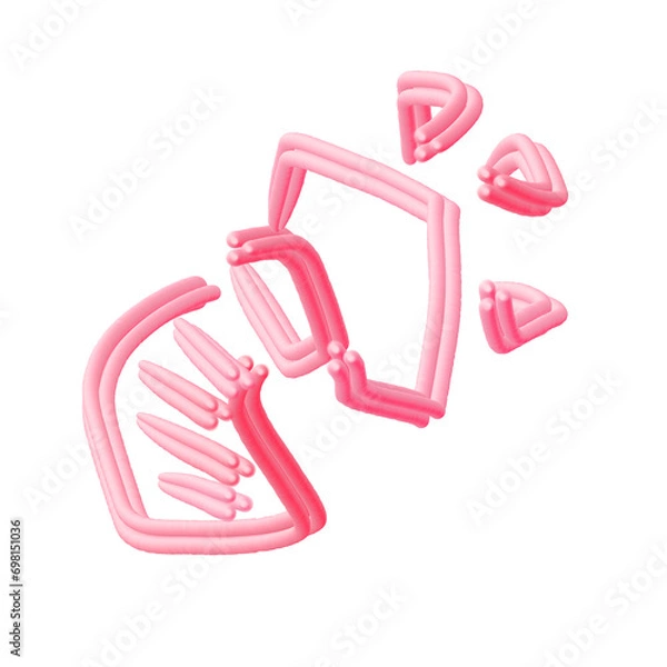 Obraz gift box with ribbon