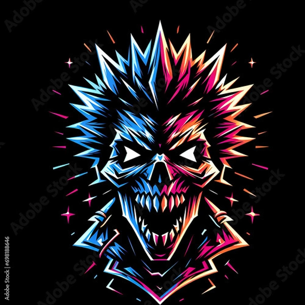 Fototapeta background with a tattoo