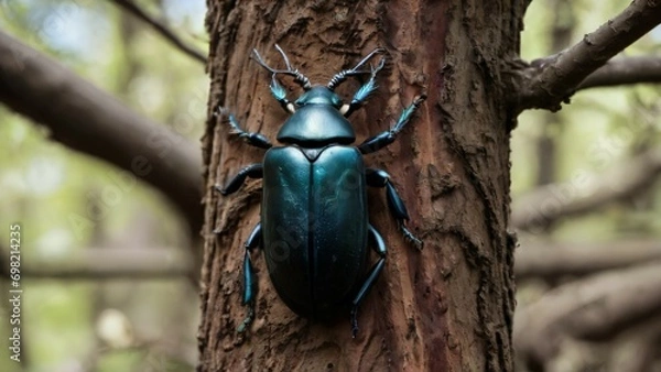 Fototapeta insect in wood