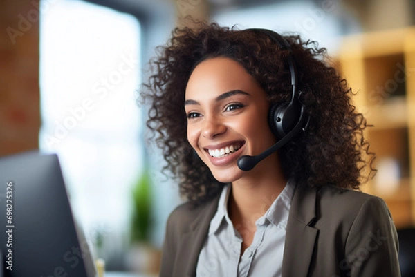 Fototapeta customer service agent