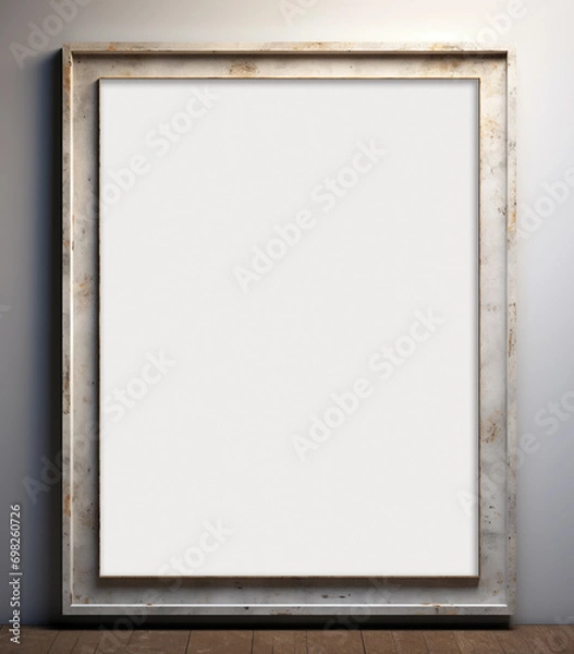 Obraz Modern home mockup interior background, 3d render Generative AI	
