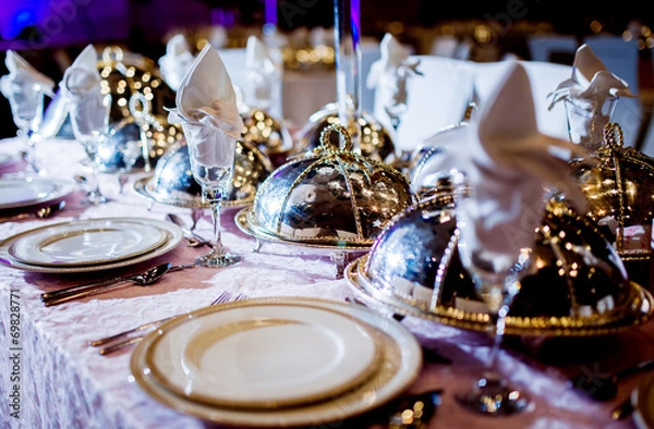 Obraz Wedding table arrangement