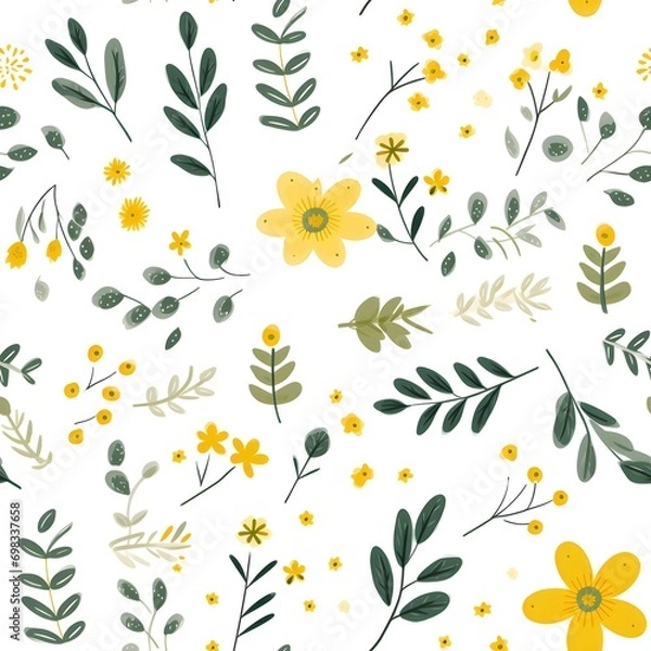 Obraz seamless floral pattern
