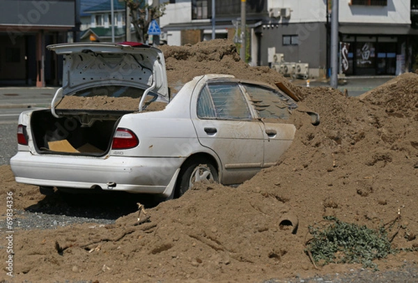 Fototapeta 土砂崩れ
