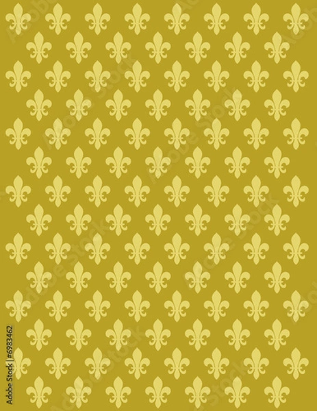 Obraz French Lily flower motif background