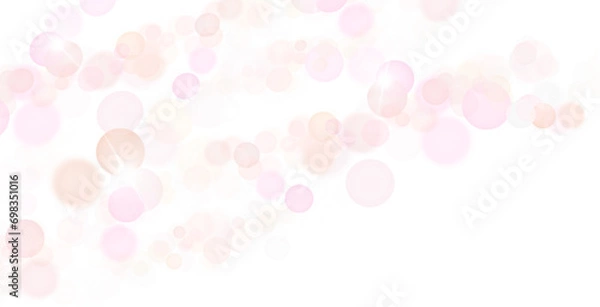 Obraz ピンクのかわいいキラキラエフェクトの背景