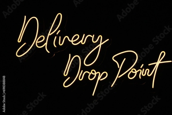 Fototapeta Delivery drop point