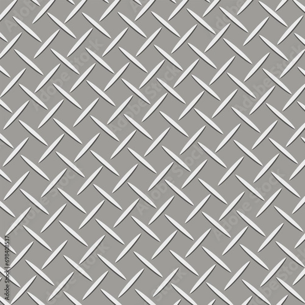 Obraz metal diamond plate pattern for industrial.