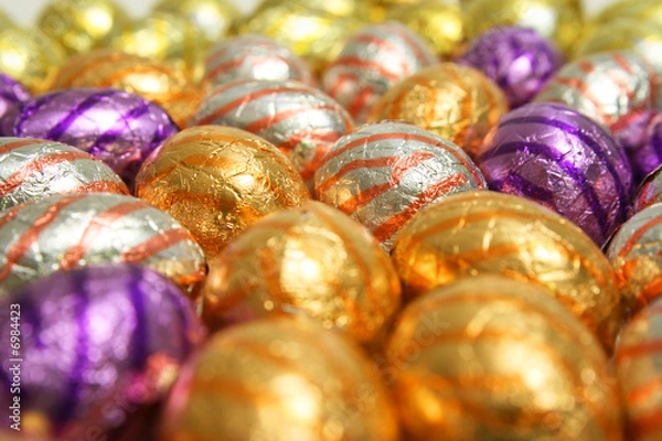 Obraz Chocolate Easter Eggs