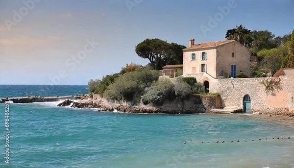 Obraz view of the town city,ai generated 