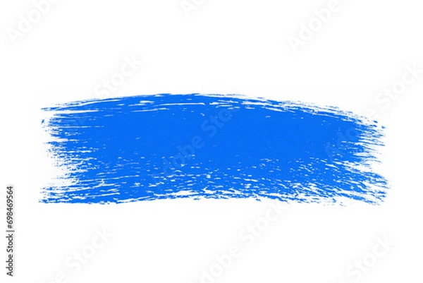 Obraz Brush stroke single color blue