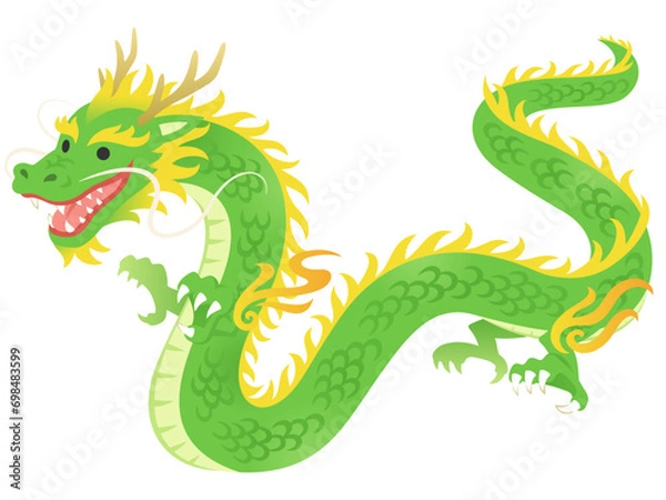 Fototapeta 龍のイラスト