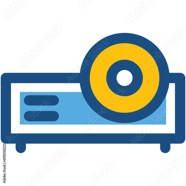 Fototapeta Projector Line Vector Icon