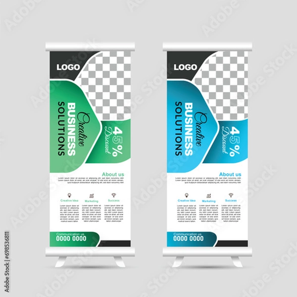 Obraz Creative Business  rollup banner template.